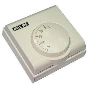 Termostato De Ambiente Mecánico Para Calderas Y Piso Radiante Marca Alre Tr-010 Tipo On-Off 220v